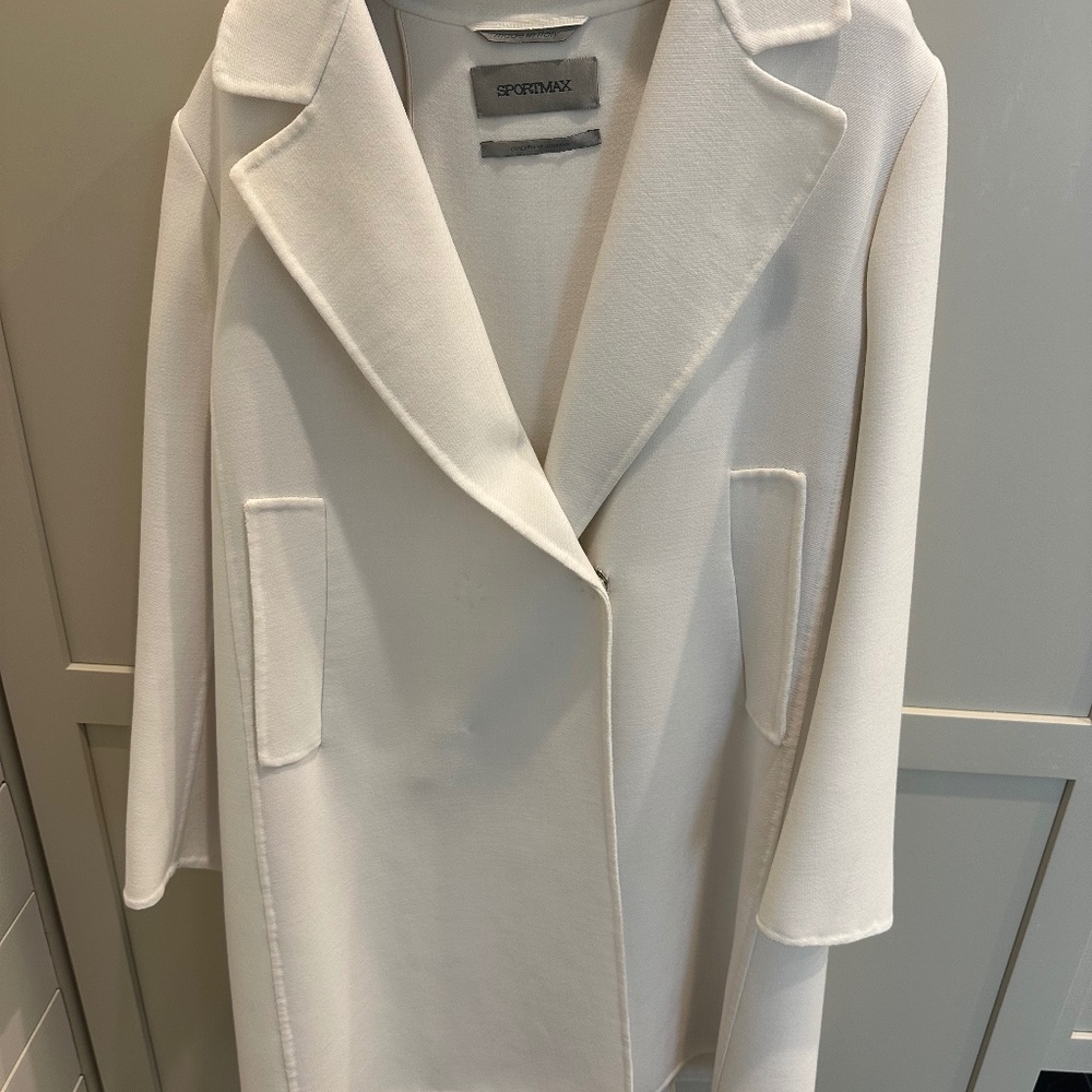 White spring coat
